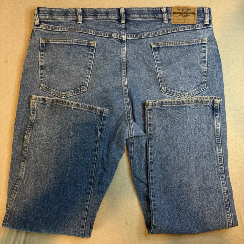 Wrangler Premium Quality Mens Regular Fit Jeans 40x29 855WAQD Stretch Vtg